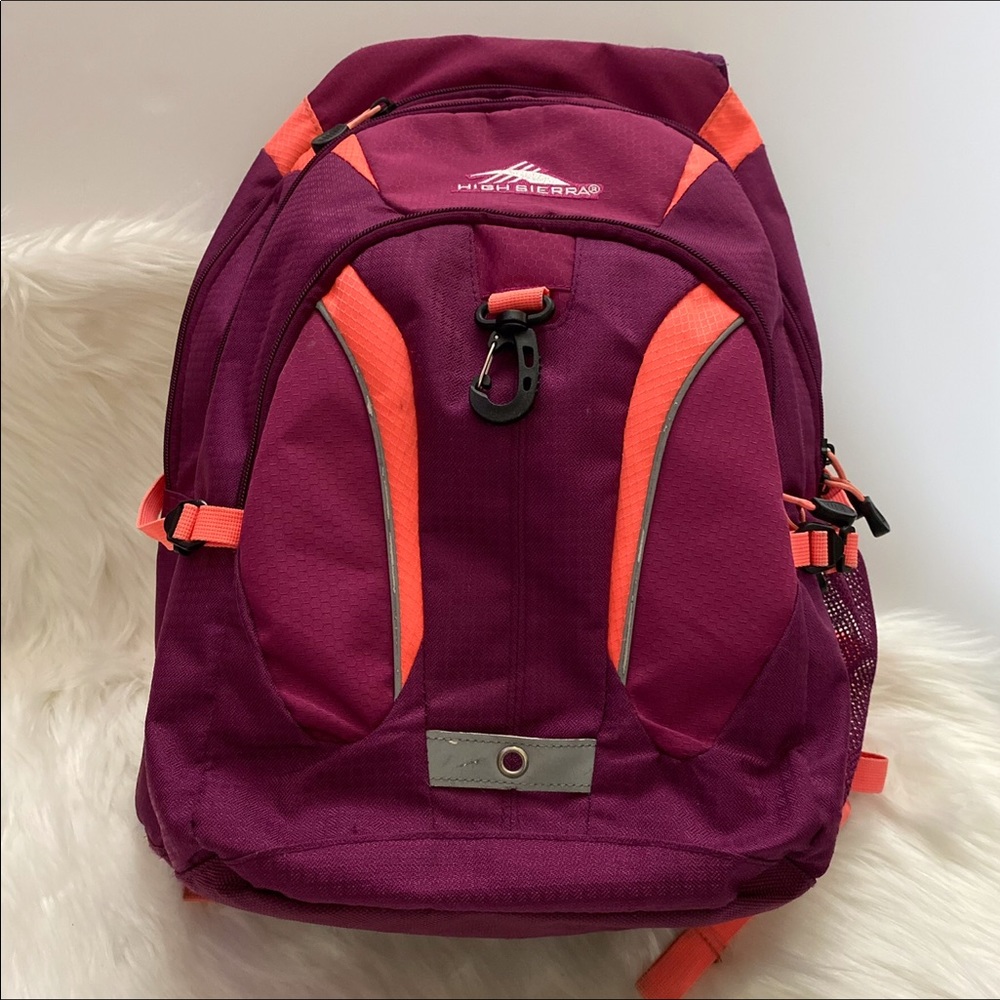 High Sierra Riprap Laptop Backpack - Pink/Purple